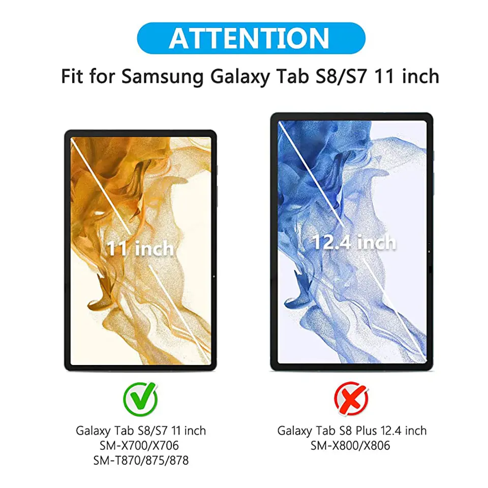 Mica Lámina De Vidrio Templado Para Samsung Tab S7/S8 11