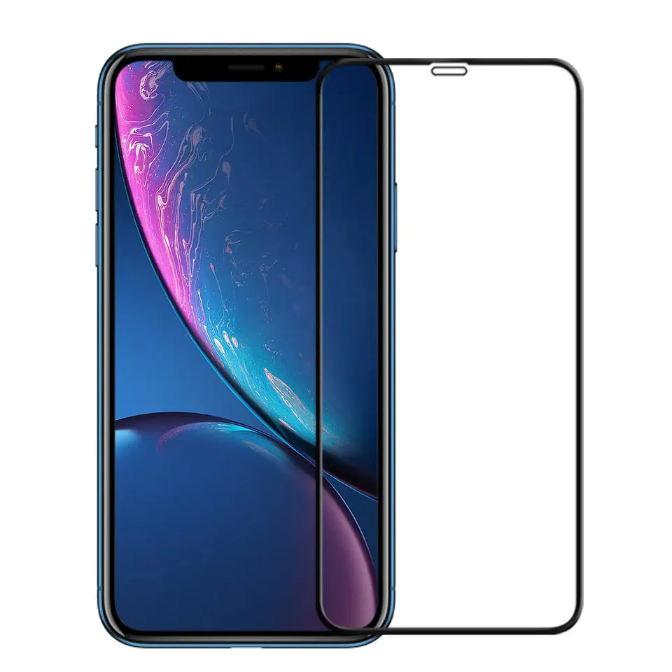 Mica Lámina Vidrio Templado Completa Para iPhone 11 / Xr 1