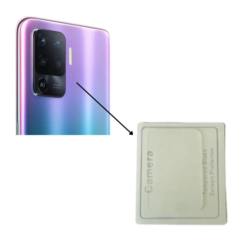 Mica Lámina Vidrio Templado De Cámara Para Oppo Reno5 Lite 1