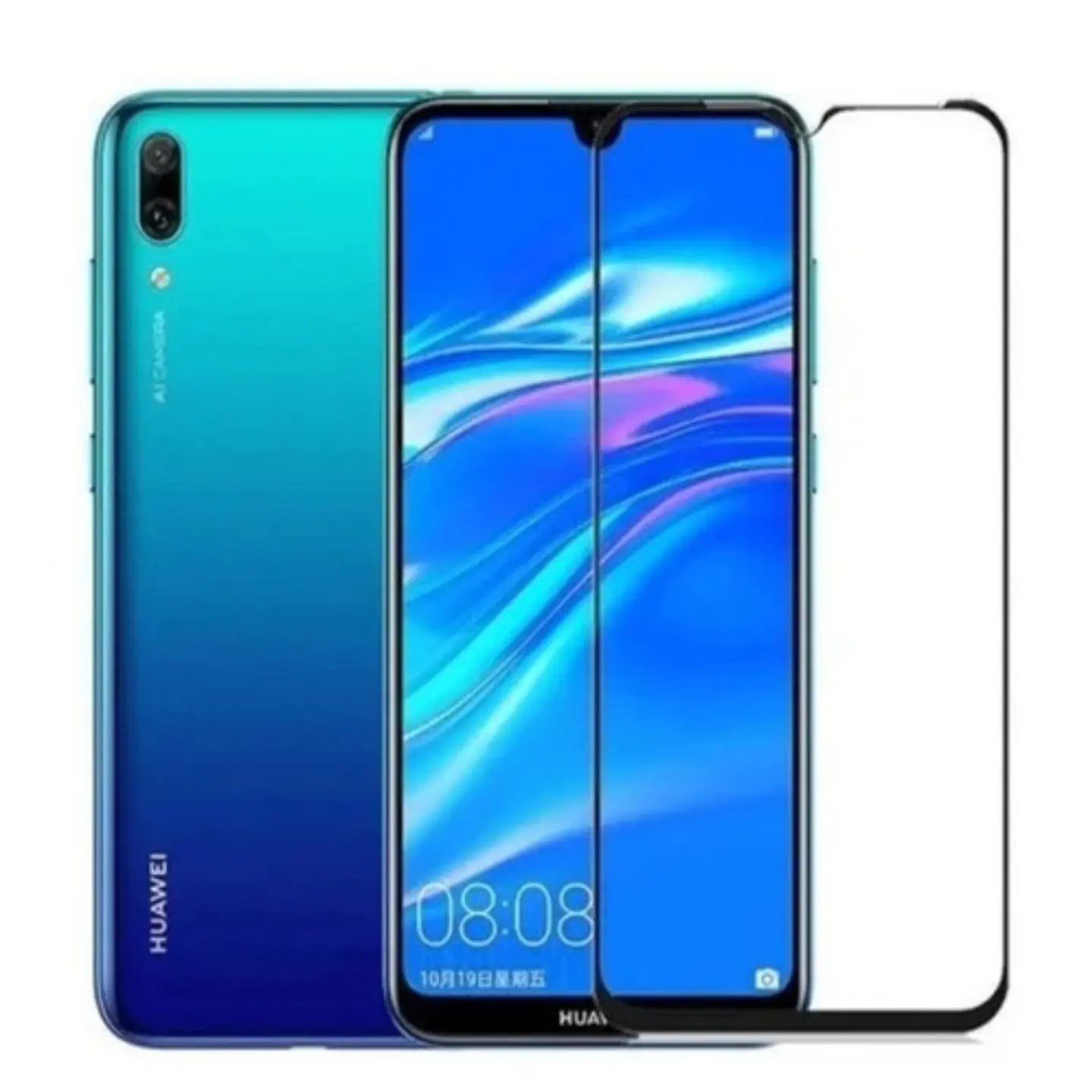 Mica Lámina De Vidrio Templado Para Huawei Y7 2019 1