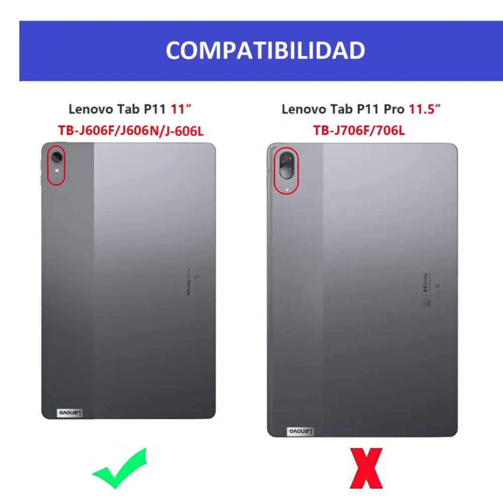 Lámina Mica Vidrio Templado Para Tablet Lenovo P11 11" Pulgadas
