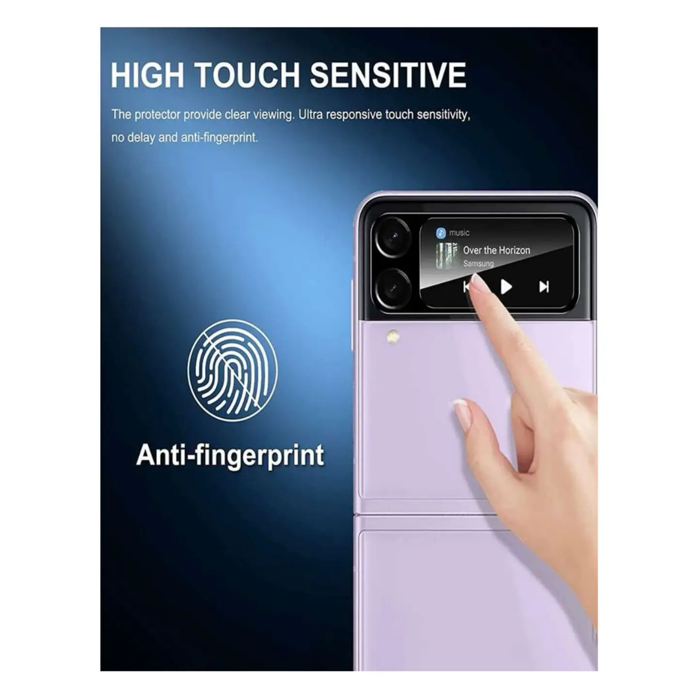 Mica Lámina Vidrio De Cámara Para Samsung Z Flip 3 3