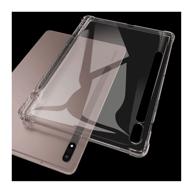 Carcasa Transparente Para Samsung Tab S7/S8 11" T870/x700 Con Ranura