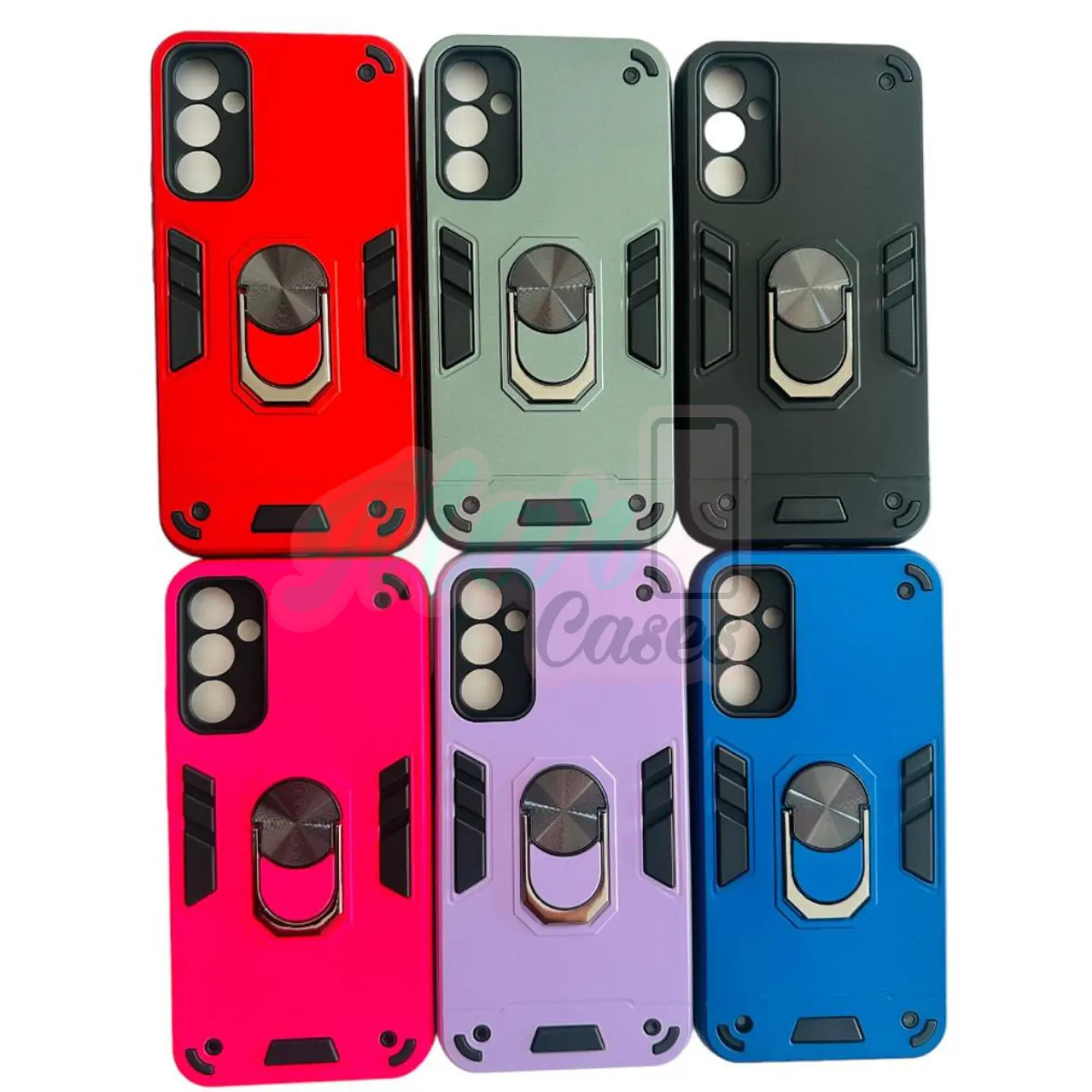 Carcasa Para Samsung A34 5g Anti Golpes Anillo Colores 1