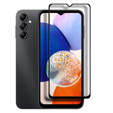 Mica Lámina Vidrio Templado Completa Para Samsung A14 5g