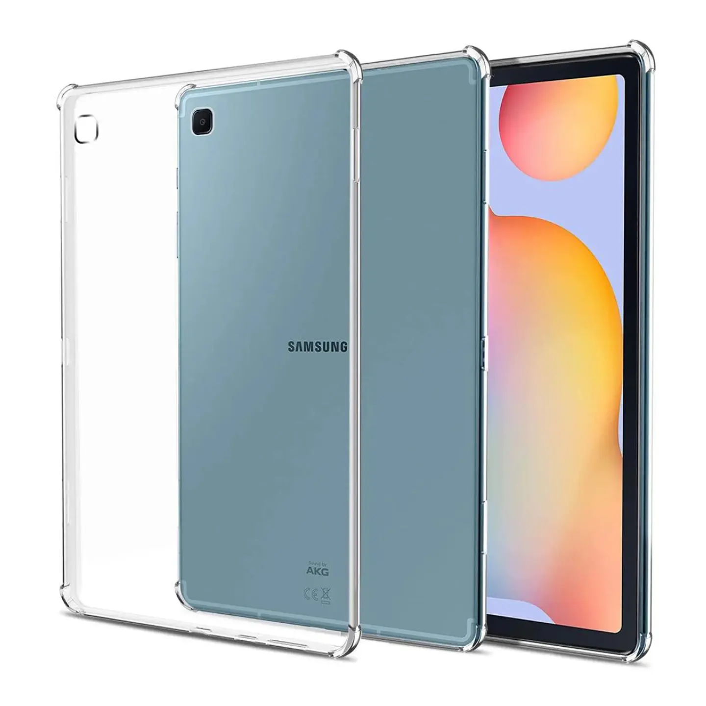 Carcasa Transparente Reforzada Para Samsung Tab S6 Lite 10.4 3