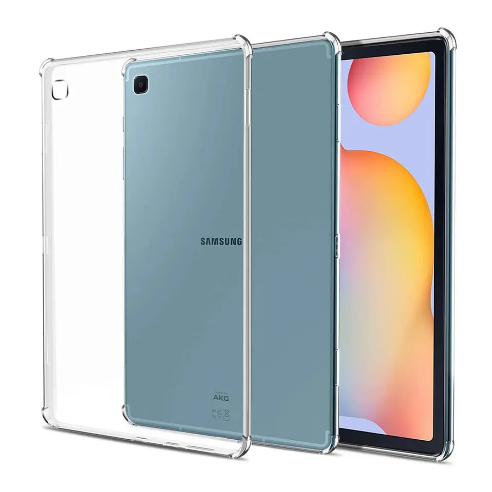 Carcasa Transparente Reforzada Para Samsung Tab S6 Lite 10.4 3