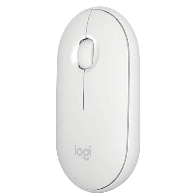 Mouse Inalámbrico Logitech Pebble M350 Bluetooth Blanco