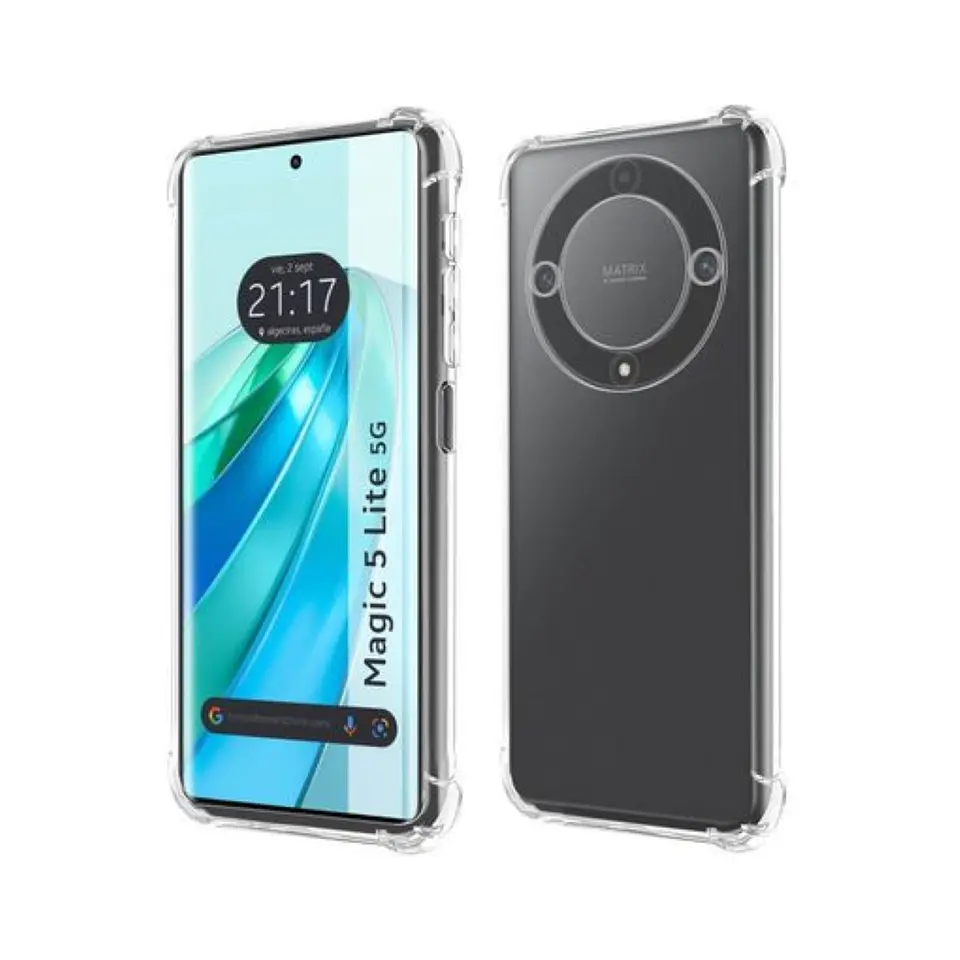 Carcasa Para Honor Magic5 Lite Transparente Reforzada  1