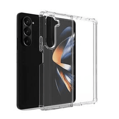 Carcasa Para Samsung Z Fold 5 Transparente Reforzada