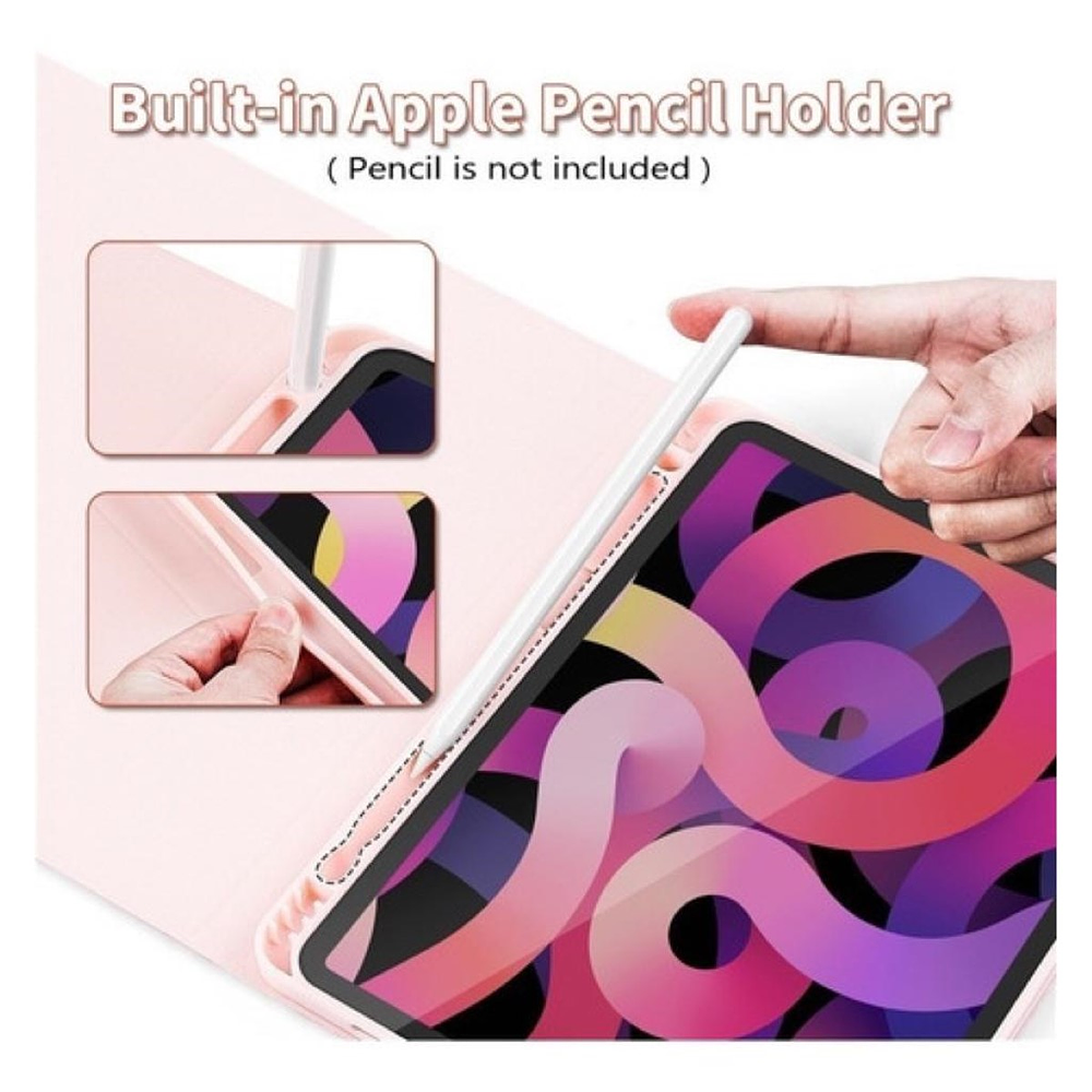 Funda + Teclado Rosado Para iPad Air 3 10.5" / Pro 10.5" Ranura Apple Pencil