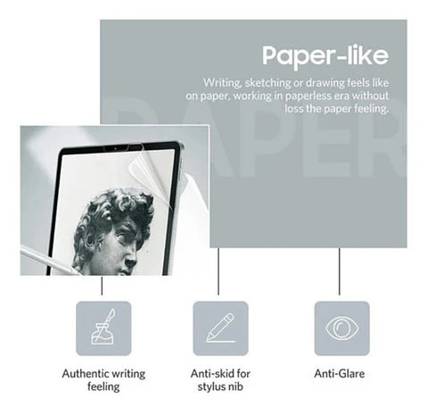 Lámina PaperLike Para Samsung Tab S7 Fe 12.4 Sensación Papel