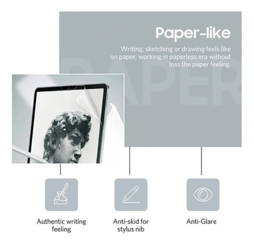 Lámina PaperLike Para Samsung Tab S7 Fe 12.4 Sensación Papel 2
