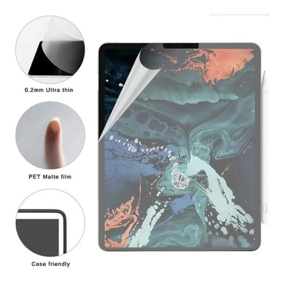 Lámina PaperLike Para Samsung Tab S7 Fe 12.4 Sensación Papel 4