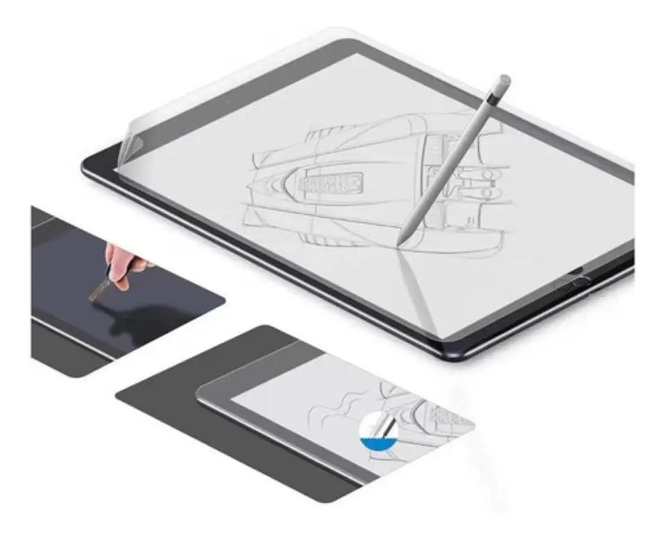 Lámina PaperLike Para Samsung Tab S7 Fe 12.4 Sensación Papel 6