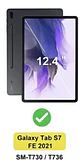Lámina Mica Vidrio Templado Para Samsung Tab S7 Fe 2021 12.4