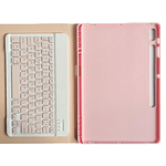 Funda + Teclado Rosado Para Samsung S8 Plus 12.4" Con Ranura