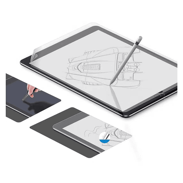 Lámina Mica PaperLike Sensación Papel Para Samsung Tab S7 Plus 12.4"