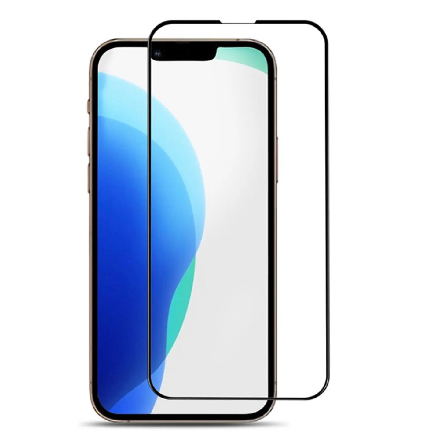 Mica Lámina Vidrio Templado Completa Para iPhone 15 Pro 1