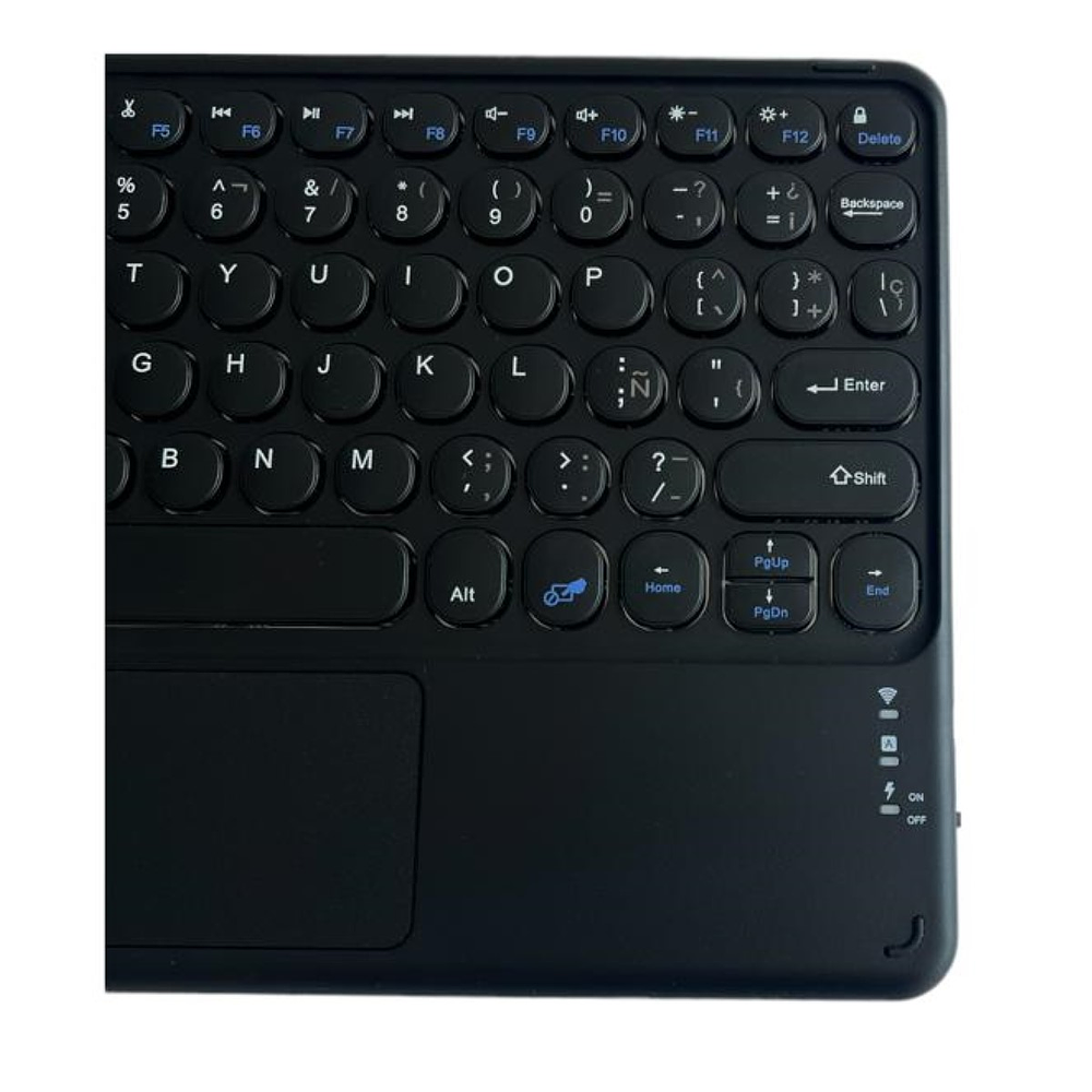Teclado Inalámbrico Bluetooth Con Mouse (touchpad) Negro