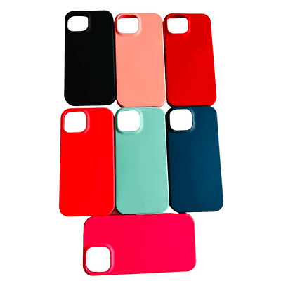 Carcasa Funda Para iPhone 15 Pro Silicona De Color