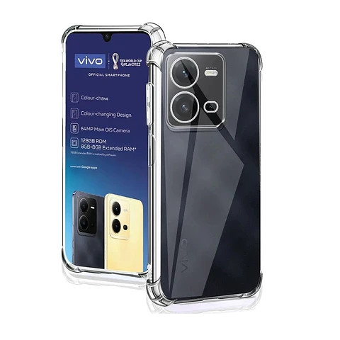 Carcasa Transparente Reforzada Para Vivo Y22 Y22 5g