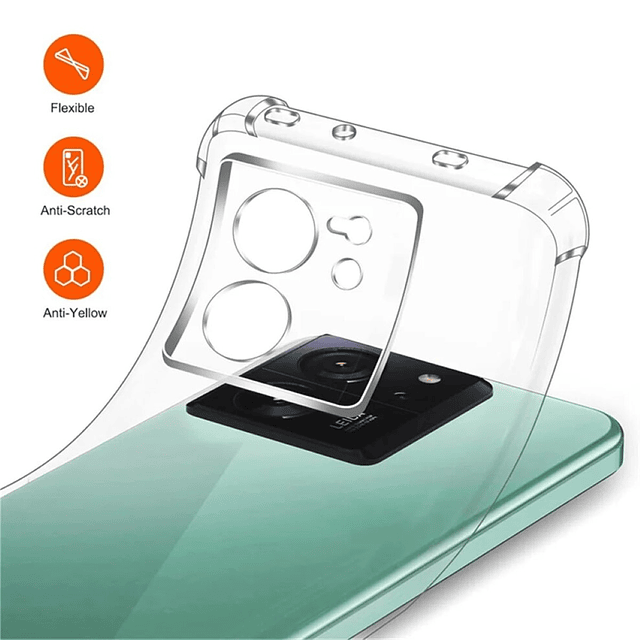 Carcasa Transparente – Xiaomi 13T – iCase Uruguay