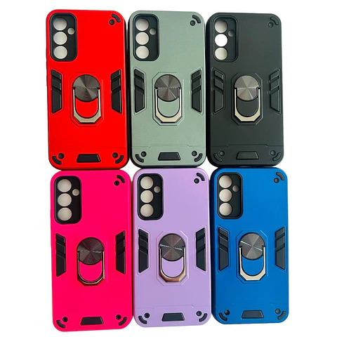 Carcasa Para Samsung S23 Fe Anti Golpes Anillo Colores