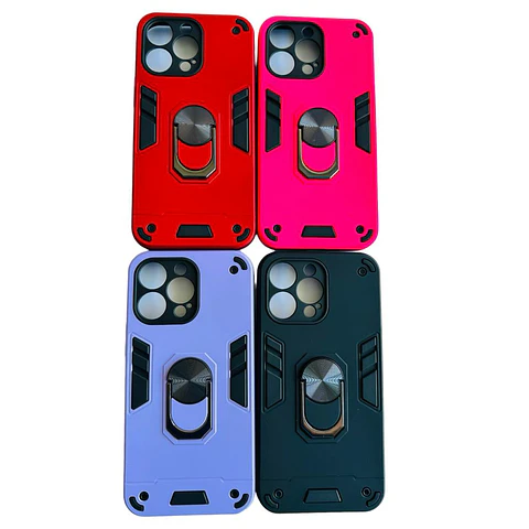 Carcasa Para iPhone 14 Pro Max Anti Golpes Anillo Colores