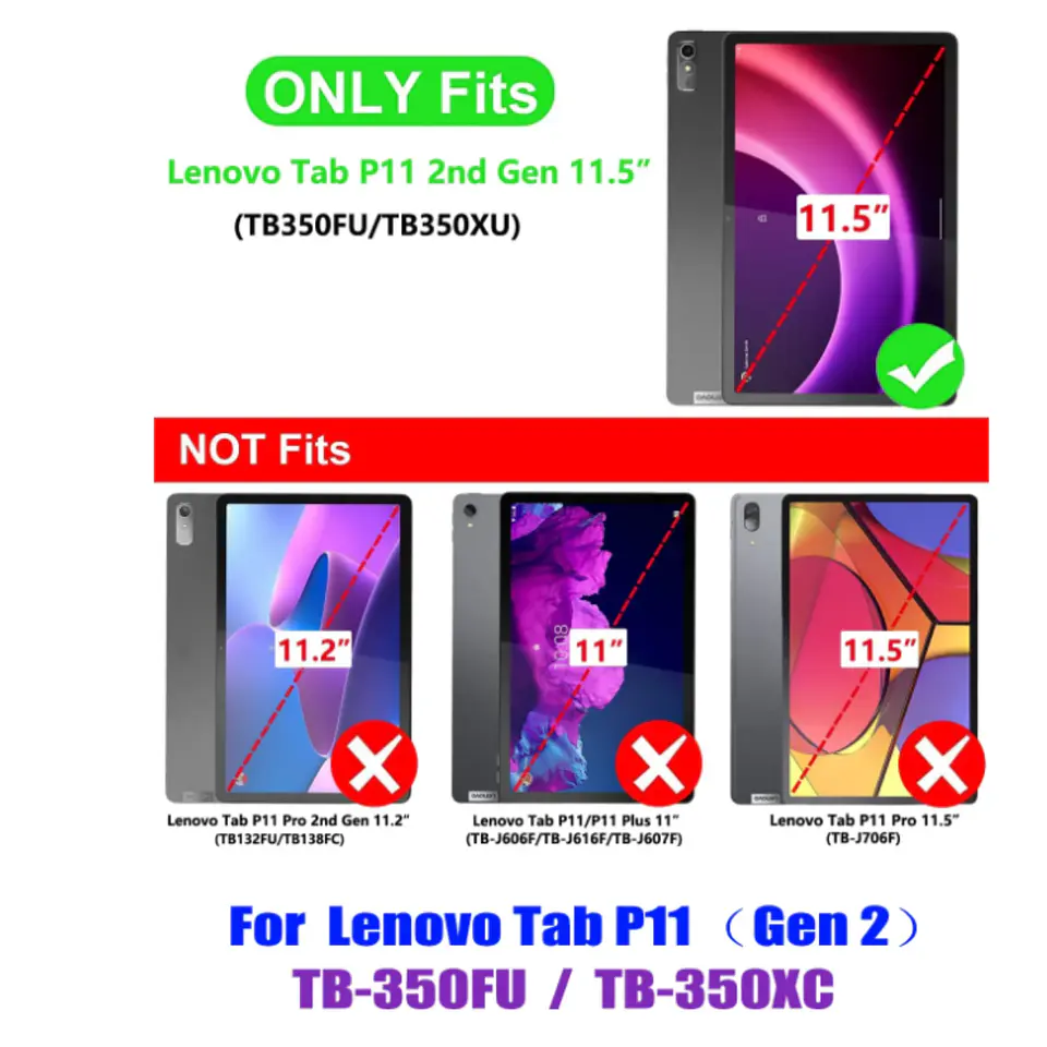 Lámina Mica Vidrio Para Tablet Lenovo Tab P11 2da Gene 11.5 3