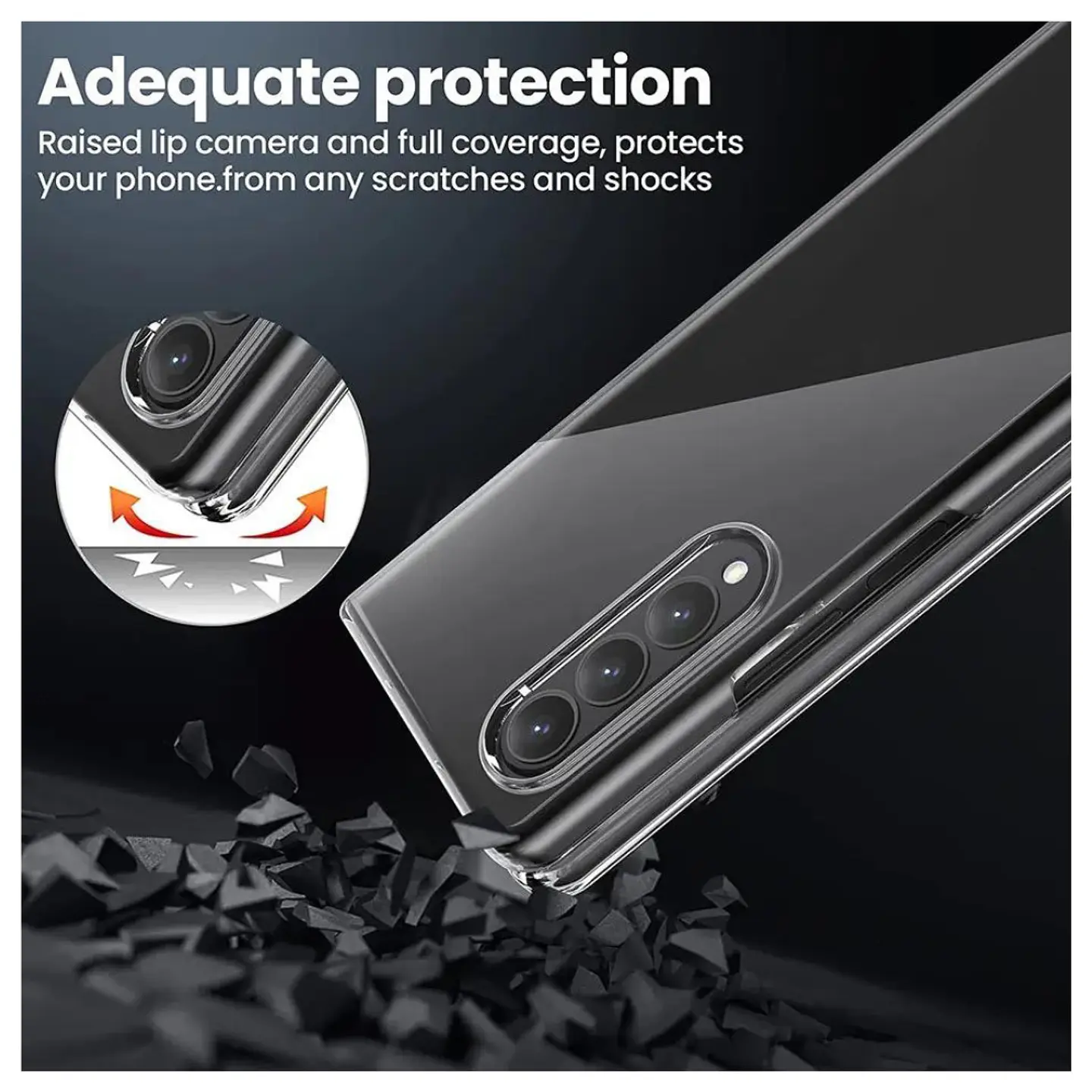 Carcasa Transparente Acrílica Para Samsung Z Fold 4 4