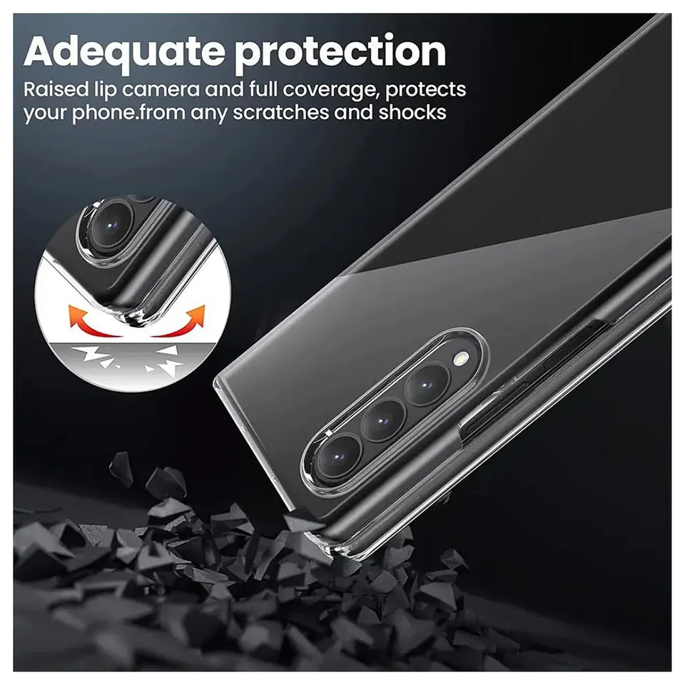 Carcasa Transparente Acrílica Para Samsung Z Fold 4 4