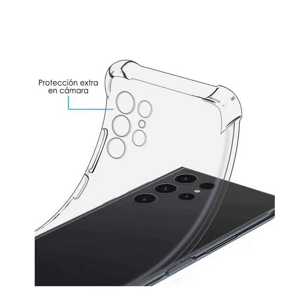 Carcasa Para Samsung S24 Ultra Transparente Reforzada 3