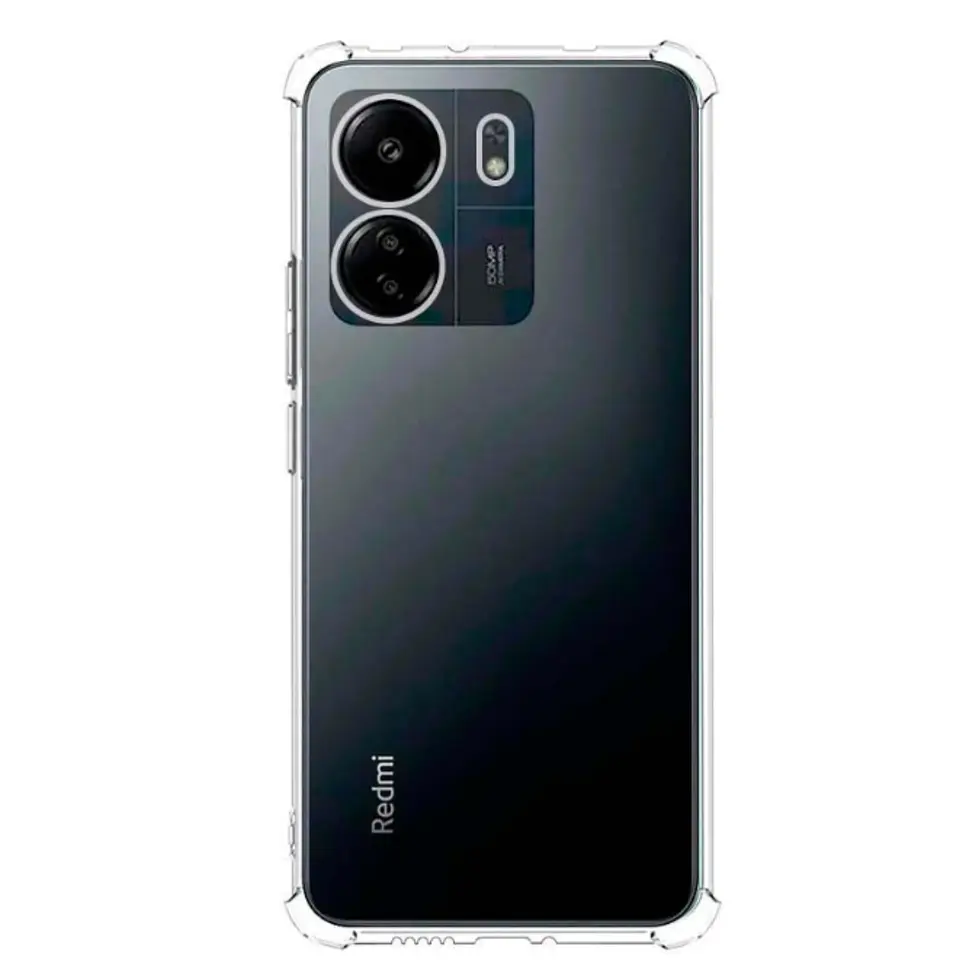 Carcasa Para Xiaomi Redmi 13c Transparente Reforzada 1