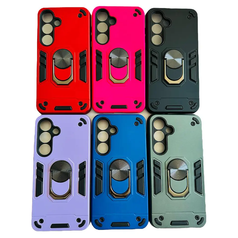 Carcasa Para Samsung S24 Plus Anti Golpes Anillo Colores 7