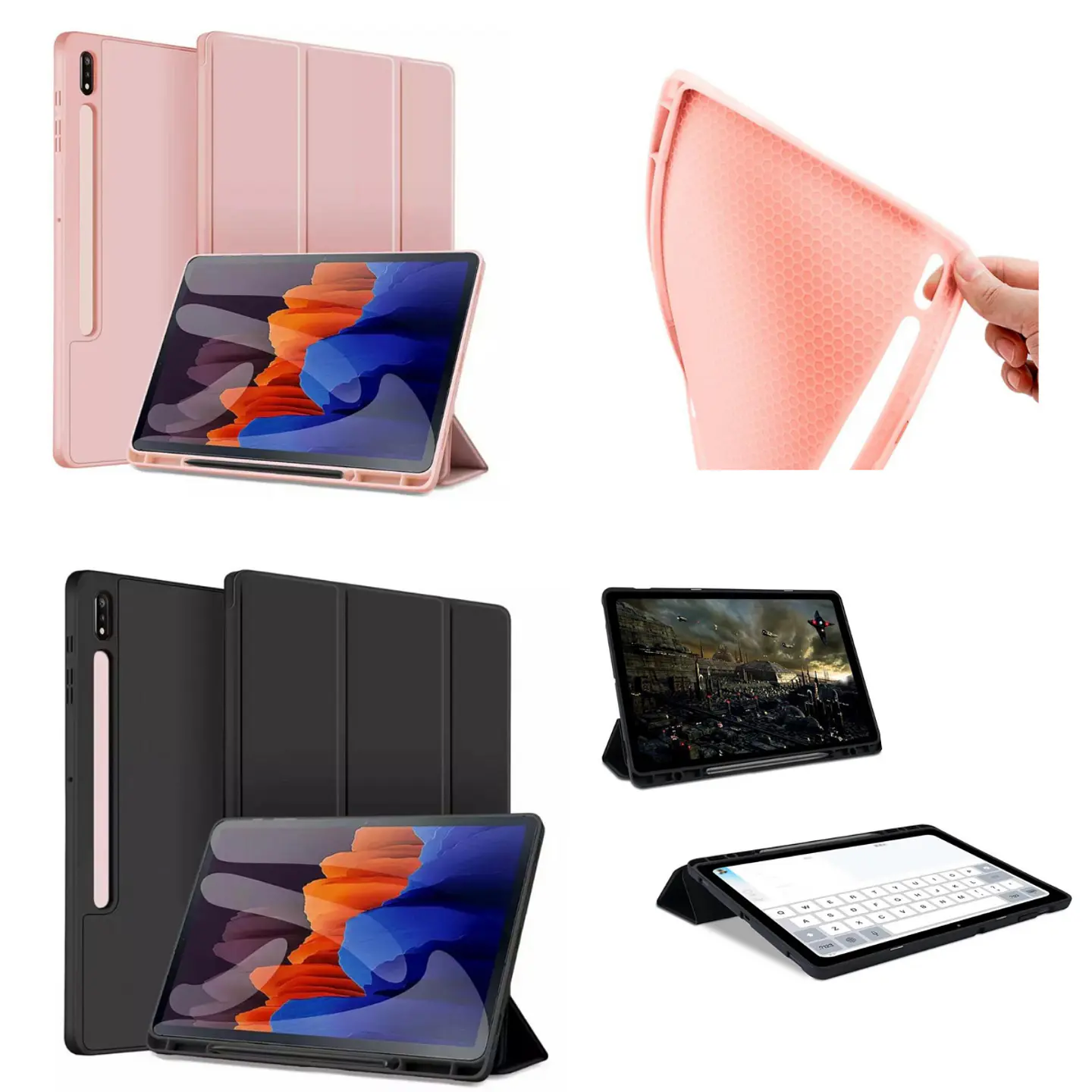 Funda Carcasa Smart Cover Con Ranura Para Samsung Tab S9 11 1