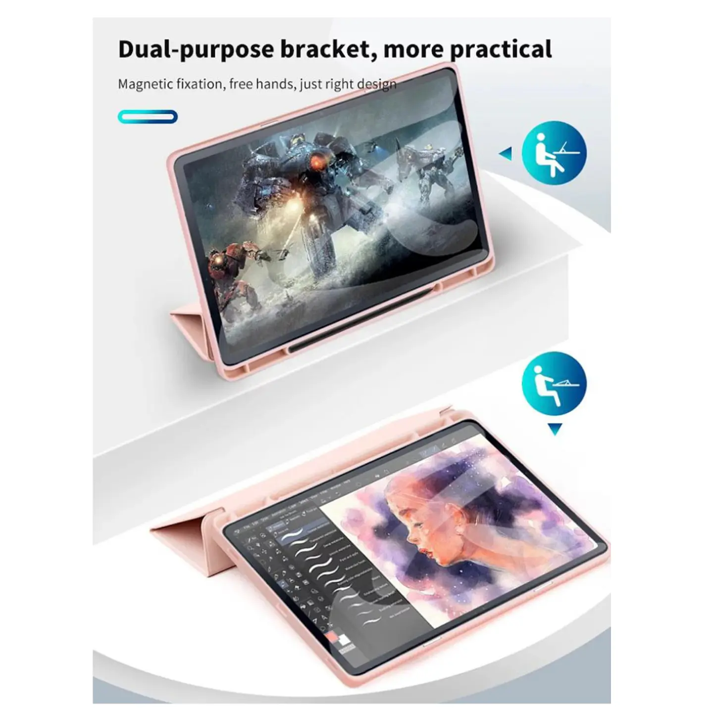 Funda Carcasa Smart Cover Con Ranura Para Samsung Tab S9 11 4