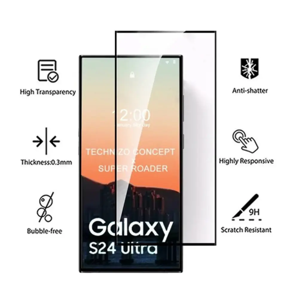 Lámina Completa Vidrio Templado Para Samsung S24 Ultra 1