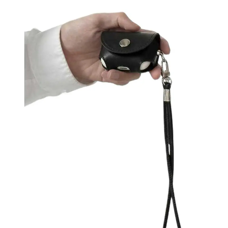 Cordón Colgante Estuche Protector De Cuero Para Airpods 1/2 4