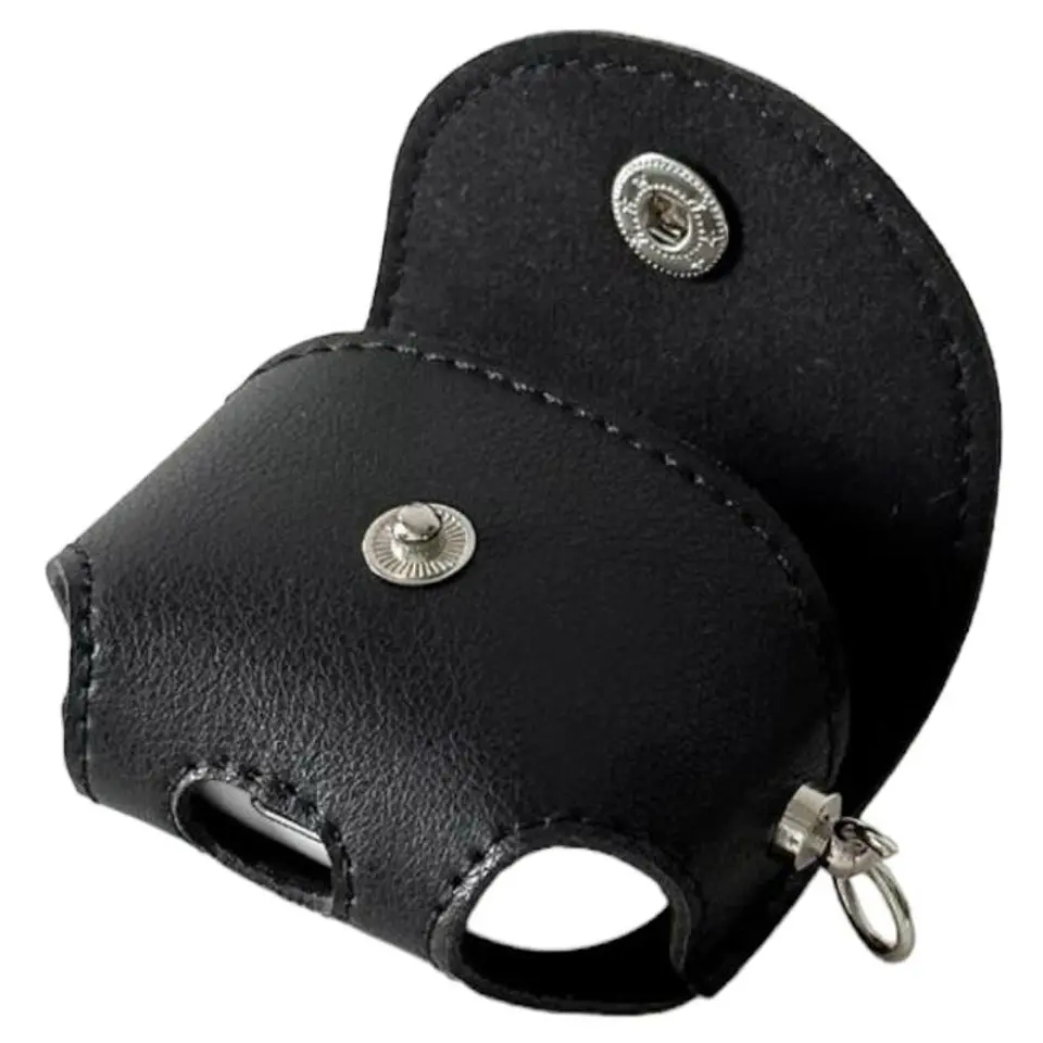 Cordón Colgante Estuche Protector De Cuero Para Airpods 1/2 5