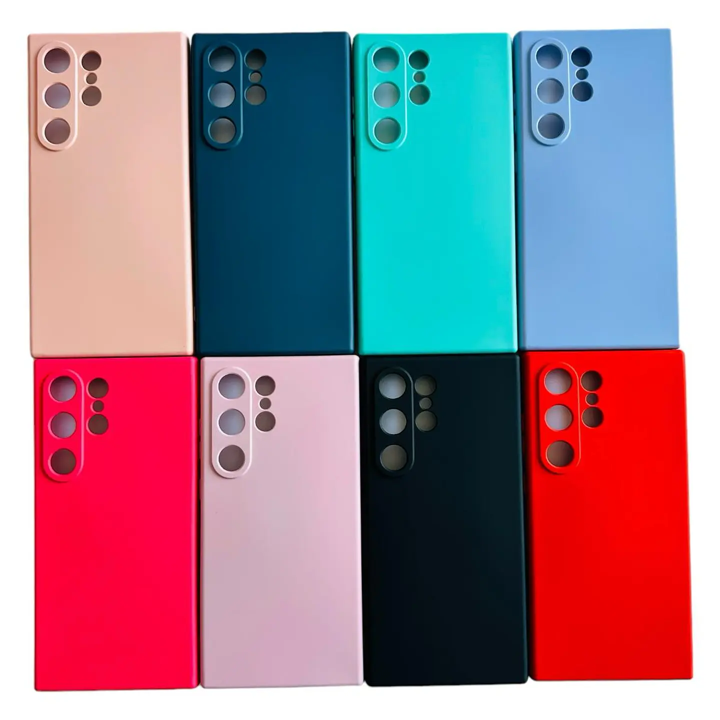 Carcasa Funda Para Samsung S24 Ultra Silicona Color 1