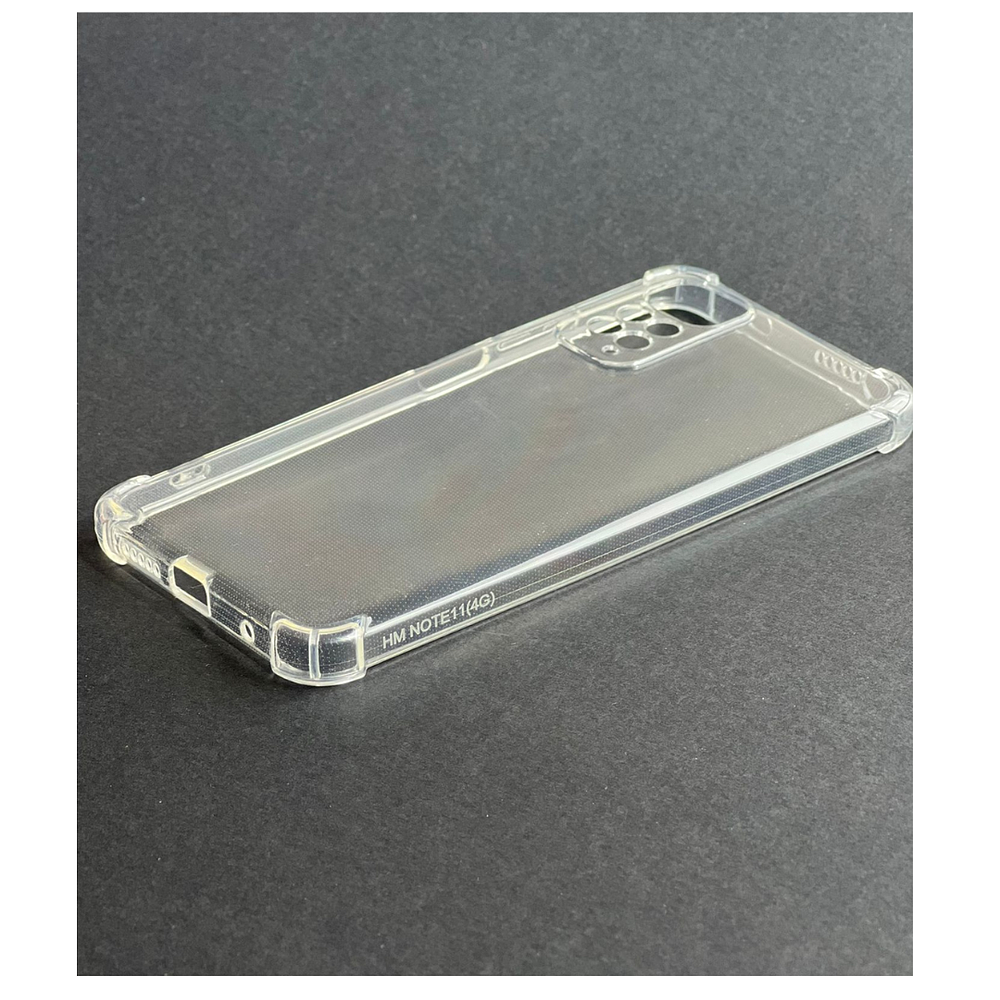 Carcasa Para Xiaomi Note 11 4g/ 11s Transparente Reforzada + Mica Lámina