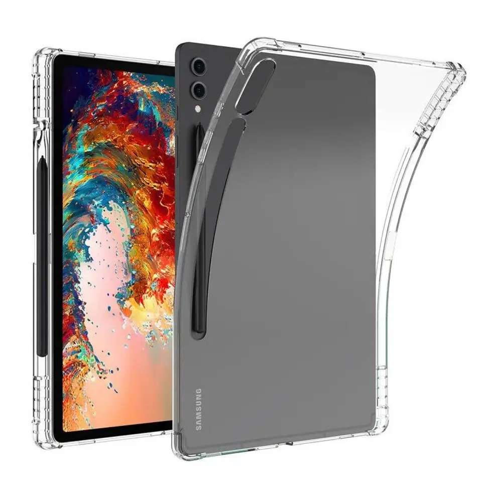 Carcasa Transparente Para Samsung Tab S9 Fe / S9 11 Con Ranura 3