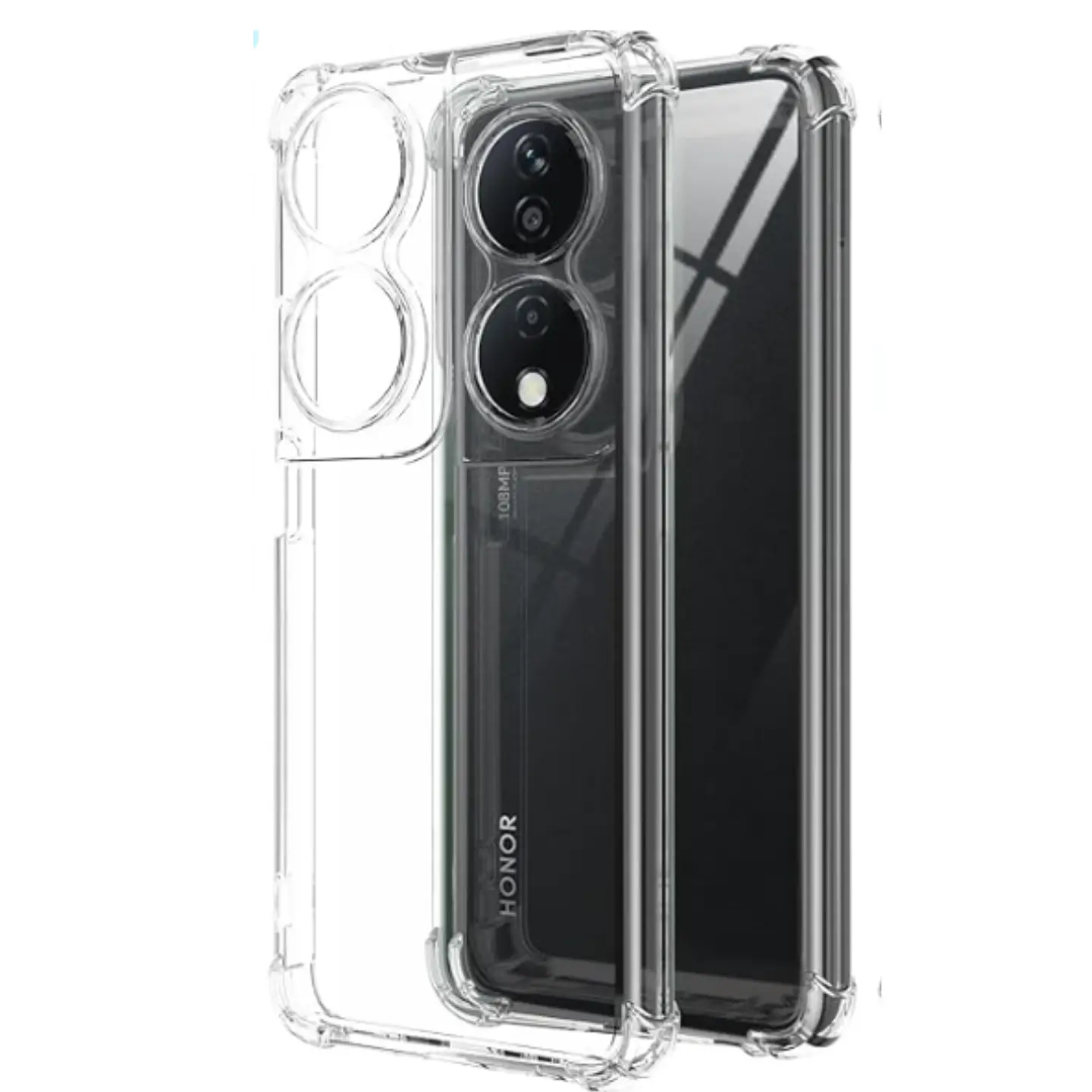 Carcasa Transparente Reforzada Para Honor X7b 1