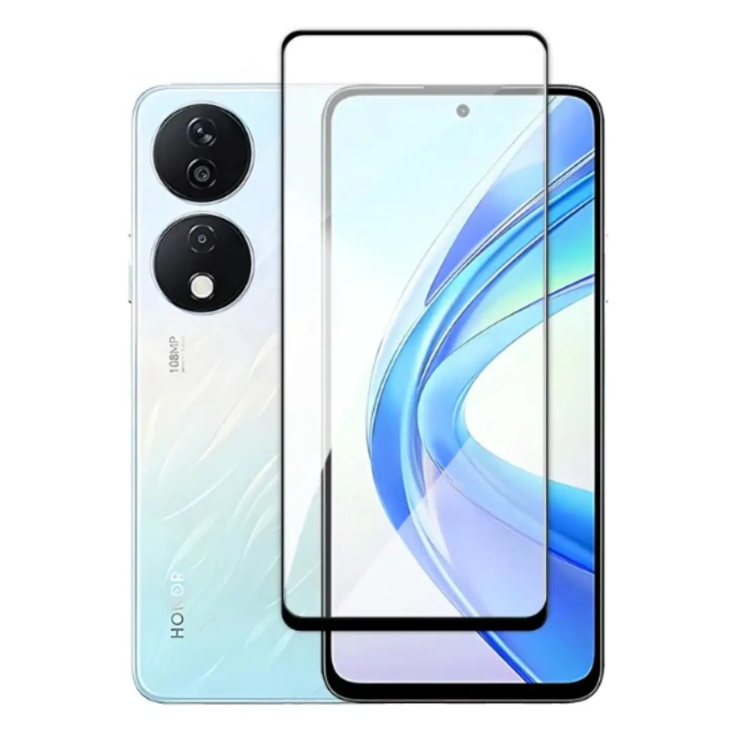 Mica Lámina Vidrio Templado Completa Para Honor X7b 1