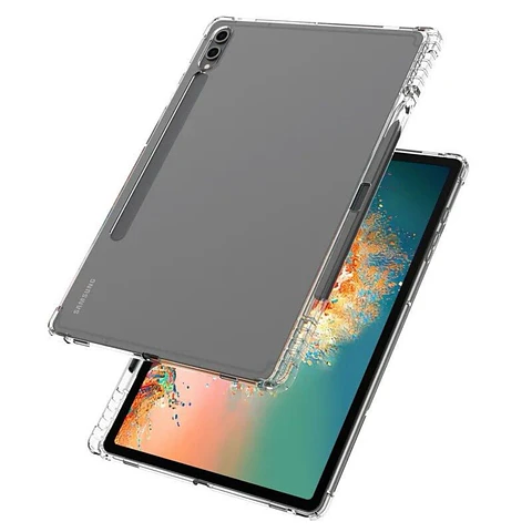 Carcasa Transparente Para Samsung Tab S9 Plus/S9 Fe+ Ranura