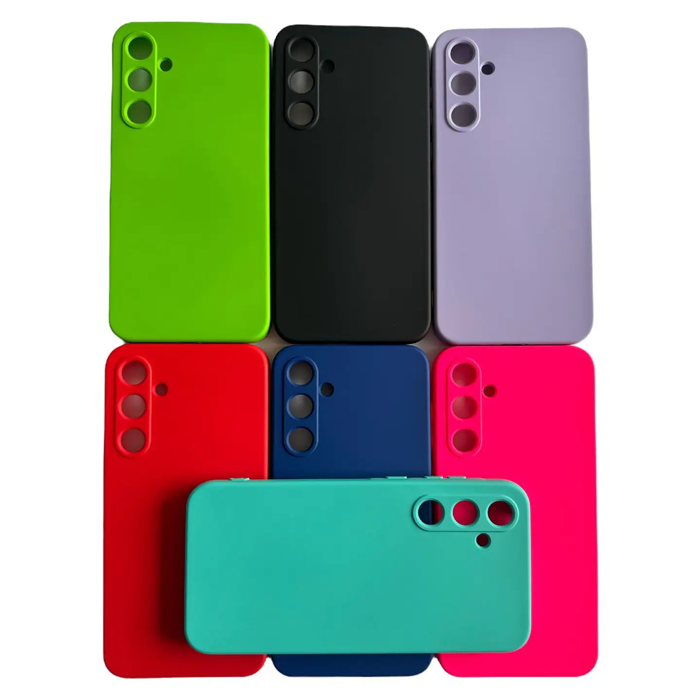 Carcasa Funda Para Samsung A55 Silicona Color 7