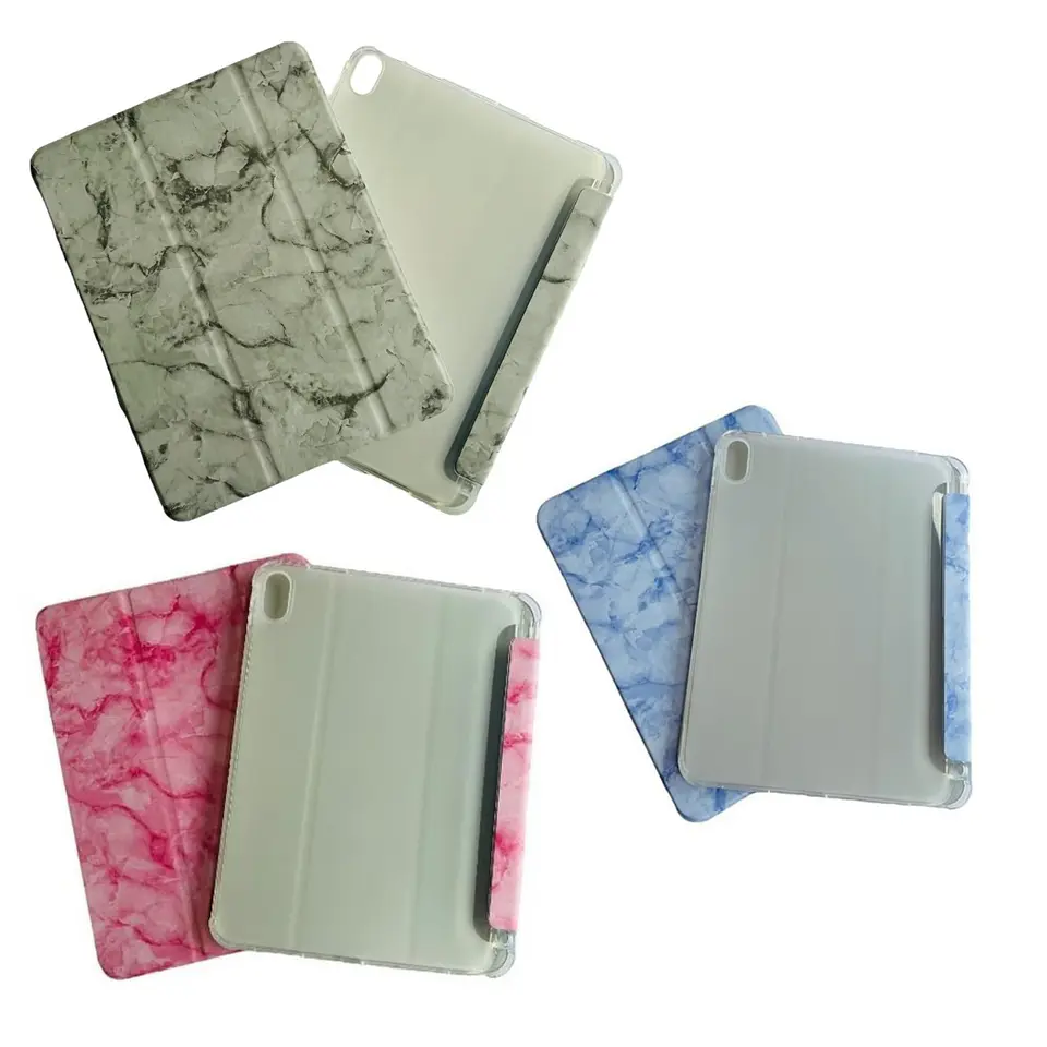 Carcasa Smart Cover Mármol Para iPad Air 6 11 M2 2024 Ranura 1