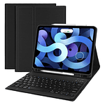 Funda Con Teclado Negro Para iPad Air 6 11 M2 2024 Español 