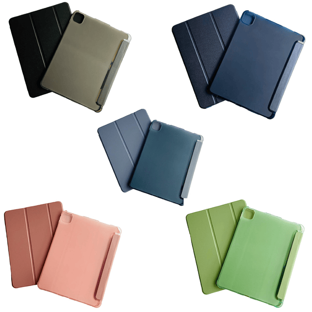 Funda Smart Cover Para iPad Air 11 M2 2024 Con Ranura Color